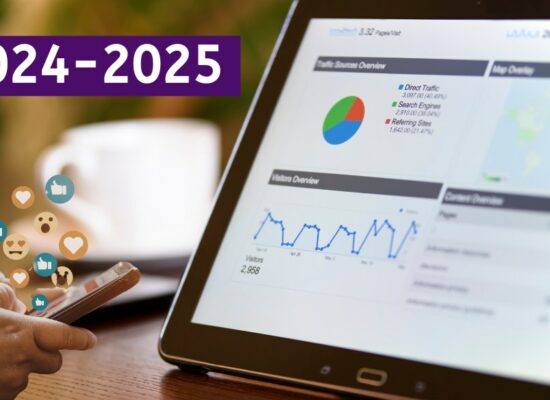 Visuel illustratif article Réseaux sociaux chiffres et statistiques d'âge et d'usage 2024-2025 - Vert Plume Webmarketing, consultante marketing digital et freelance stratégie digitale. Prestations webmarketing : SEO, Google Ads, stratégie réseaux sociaux et community management, stratégie Inbound Marketing, conseil