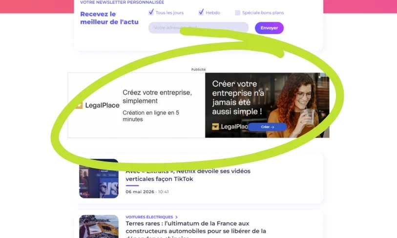 Illustration Campagne Google Ads Display - Article Blog Vert Plume Webmarketing, freelance marketing digital et consultante SEA