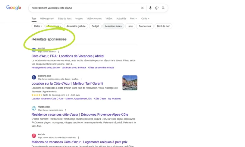 Illustration Campagne Google Ads - Search Recherche - Vert Plume Webmarketing, consultante marketing digital et experte SEA