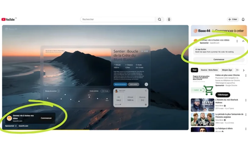 Illustration Campagne Google Ads - Video Youtube - Freelance stratégie digitale