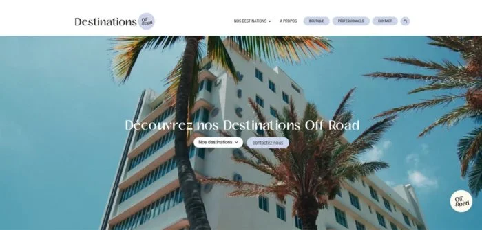 Destinations Off Road webp Vert Plume Webmarketing, consultante marketing digital, prestations Social Ads Meta Ads pixels et comptes publicitaires pour Destinations Off Road