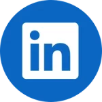Logo LinkedIn - Visuel illustratif article Réseaux sociaux chiffres et statistiques d'âge et d'usage 2025-2026 - site Vert Plume Webmarketing, Consultante webmarketing