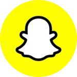 Logo Snapchat- Visuel illustratif article Réseaux sociaux chiffres et statistiques d'âge et d'usage 2025-2026 - site Vert Plume Webmarketing, Consultante marketing Digital 360°