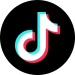 Logo Tiktok- Visuel illustratif article Réseaux sociaux chiffres et statistiques d'âge et d'usage 2025-2026 - site Vert Plume Webmarketing, community manager freelance